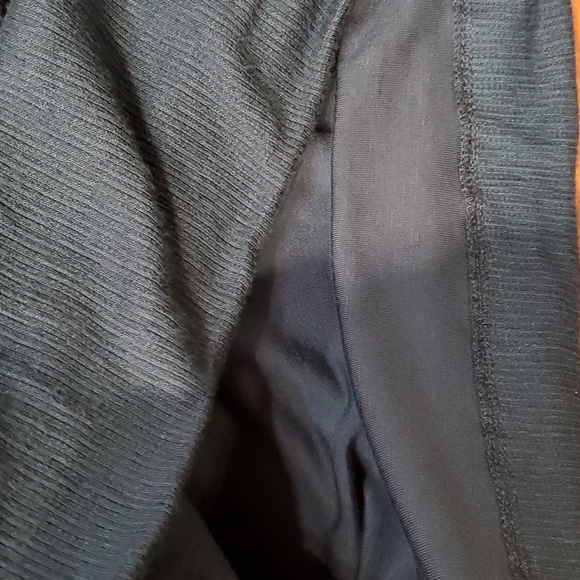 Free People Sundown Cowl blue neck ruched midi sneath dress long sleeves Large - Picture 6 of 13